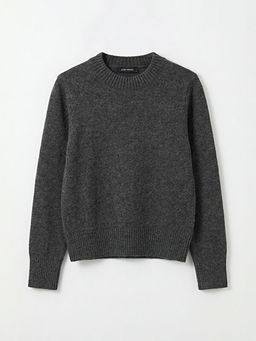 Bisiklet Yaka Kad?n Triko Kazak