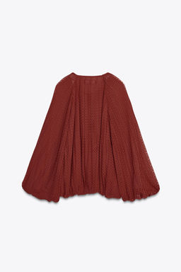 TASSEL PLEATED BLOUSE - Zara фото 21