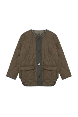 TRENDYOLMILLA Haki Renk Bloklu Su Itici Kapitone Mont TWOAW23MO00134 фото 22