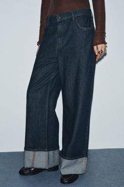 ZW COLLECTION WIDE-LEG MID-WAIST JEANS
