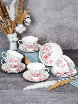 Чайный набор 12 предметов 250 мл на ножке / RS/12-FY253004 /уп 8/ - Галеонтрейд фото 2