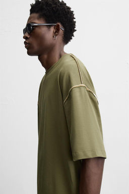 CONTRAST T-SHIRT - Zara фото 5