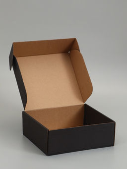 Цена за 2 шт. Коробка самосборная, черная, 26 х 24 х 10 см