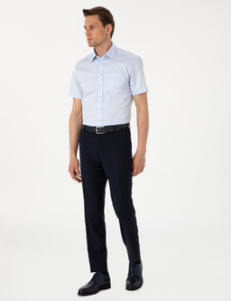 A__k Mavi Regular Fit Uzun Kollu Basic G_mlek