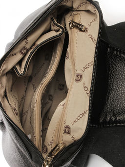 LACCOMA сумка Эльза-Y2005-черный эко кожа хлопок  фото 6