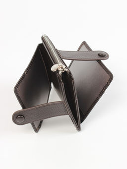 LACCOMA кредитница LA-6525-темно-коричневый натуральная кожа фото 4