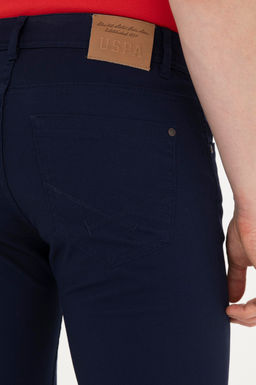 Мужские темно-синие брюки из плотной ткани/чиносы - U.s. polo assn фото 7