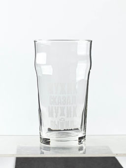 Бокал для пива с надписью Мужик выпил!, 570 мл