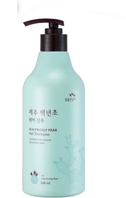 Шампунь с кактусом Jeju Prickly Pear Hair Shampoo, 500 мл, Flor de Man