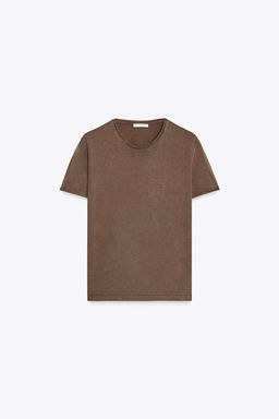 FADED SHORT SLEEVE T-SHIRT - Zara фото 31