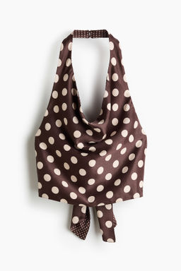 Top halter de sat?n - H&m фото 4