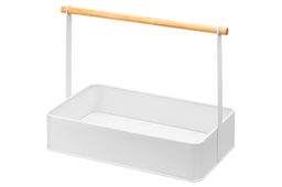 Органайзер металлический с деревянной ручкой 34*18,5*26,5 см - Elan gallery фото 3