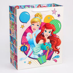 Пакет ламинированный вертикальный, 40 х 49 х 19 см Принцессы, Принцессы