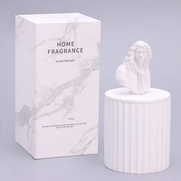 Ароматическая свеча в подсвечнике «Мольер», апельсиновое дерево, 13×7 см, соевый воск, 160 г