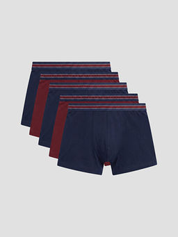 Pamuklu Esnek Erkek Boxer 5li