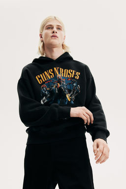 Sudadera con capucha y motivo Oversized Fit - H&m фото 3