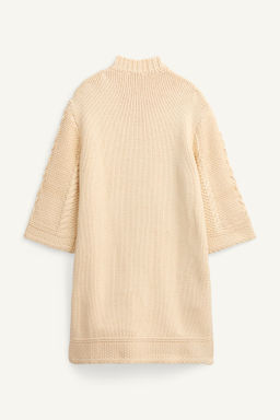 LIMITED EDITION LACE-UP KNIT PONCHO - Zara фото 7