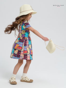 Платье Лето коты в горошек new - Sovalina фото 18