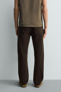 JEANS STRAIGHT FIT LIMITED EDITION / Marr?n - Zara фото 12