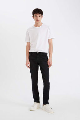 Pedro Slim Fit Dar Kal?p Normal Bel Dar Paca Jean Pantolon - Defacto фото 3