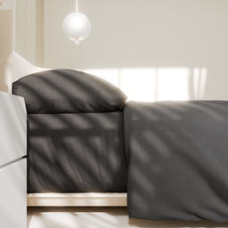 Постельное бельё Этель Дуэт Black night 143х215-2 шт, 220х240, 50х70-2 шт, 100% хлопок, поплин 125г/м2 фото 7