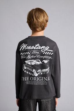 Ford Mustang Bask_l_ Oversize Ti__rt Erkek _ocuk - Defacto фото 8