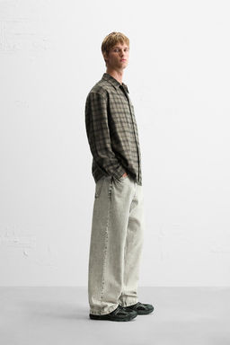 CHECK PIERCING OVERSHIRT - Zara фото 4