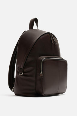 LEATHER BACKPACK - Zara фото 4