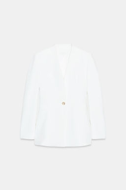 LAPELLESS FITTED BLAZER - Zara фото 4