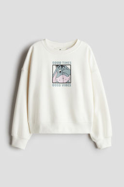 Sudadera con motivo estampado