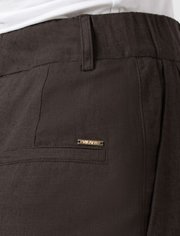 VILATTE / Свободные брюки изо льна с вискозой  фото 6