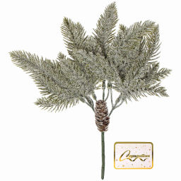 Ветка декоративная "Снежное чудо" 30 см