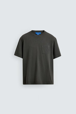 CAMISETA BOLSILLO AARON LEVINE X ZARA / Gris antracita  фото 7