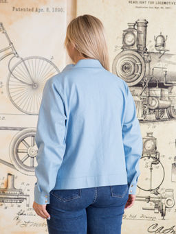 Жакет 1331 голубой - Novita фото 6