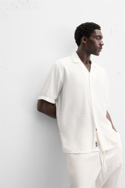 RELAXED FIT FLOWING SHIRT - Zara фото 6