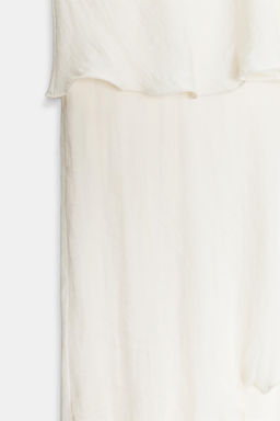 VESTIDO VOLANTES NUDO / Crudo - Zara фото 6