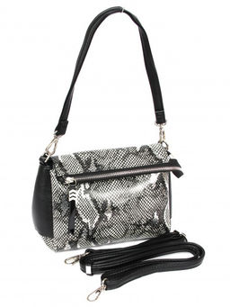 Сумка женская иск/кожа+нат/кожа GT-MDQL 63695/ MDQ-1/F 899-1/109A-1 3отд, плечевой ремень, черный SALE 262957