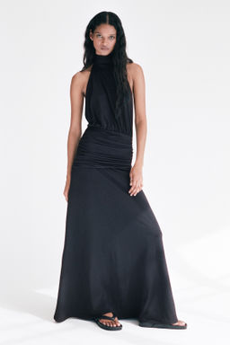 Vestido halter drapeado - H&m фото 7