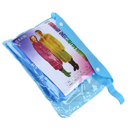 Дождевик-плащ 63х105см, на кнопках, PEVA, в сумке 26х19см, цвета микс (Китай)