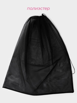 Мешок для стирки 70×80 см, мелкая сетка, чёрный