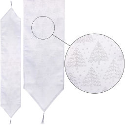 Цена за 2шт. Дорожка на стол 33*180 см "Ёлочки"