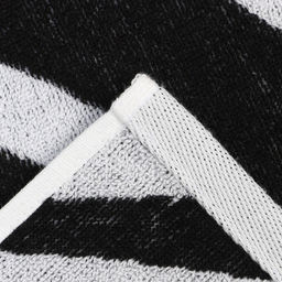 Полотенце махровое Этель "Zebra" чёрный, 70х130 см, 100% хлопок, 420 г/м²