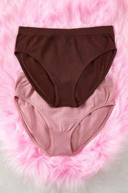 TRENDYOLMILLA Siyah 2li Paket Seamless/Dikissiz Hipster Orme Kulot THMAW22KU0013
