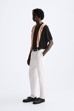 KNIT COTTON - SILK T-SHIRT - Zara фото 12