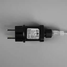 Гирлянда Нить 100 м роса, IP44, серебристая нить, 1000 LED, свечение белое, 18 В - Luazon lighting фото 5