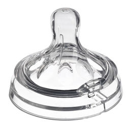 Соска на бутылочку M&B Natural, антиколиковая, от 6 мес., широкое горло Ø50 мм., быстрый поток, 2 шт