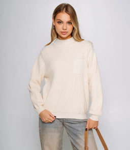 Джемпер #КТ24062, кремовый