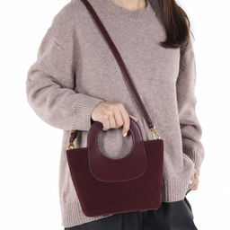 Сумка 56075AABD wine red Baidou