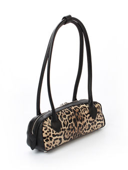 LACCOMA сумка TH1340-1-матовый леопард натуральная кожа полиэстер фото 4