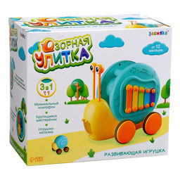 Развивающая игрушка Улитка, на верёвочке - Zabiaka фото 10